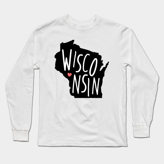 Wisconsin Long Sleeve T-Shirt by mynameisliana